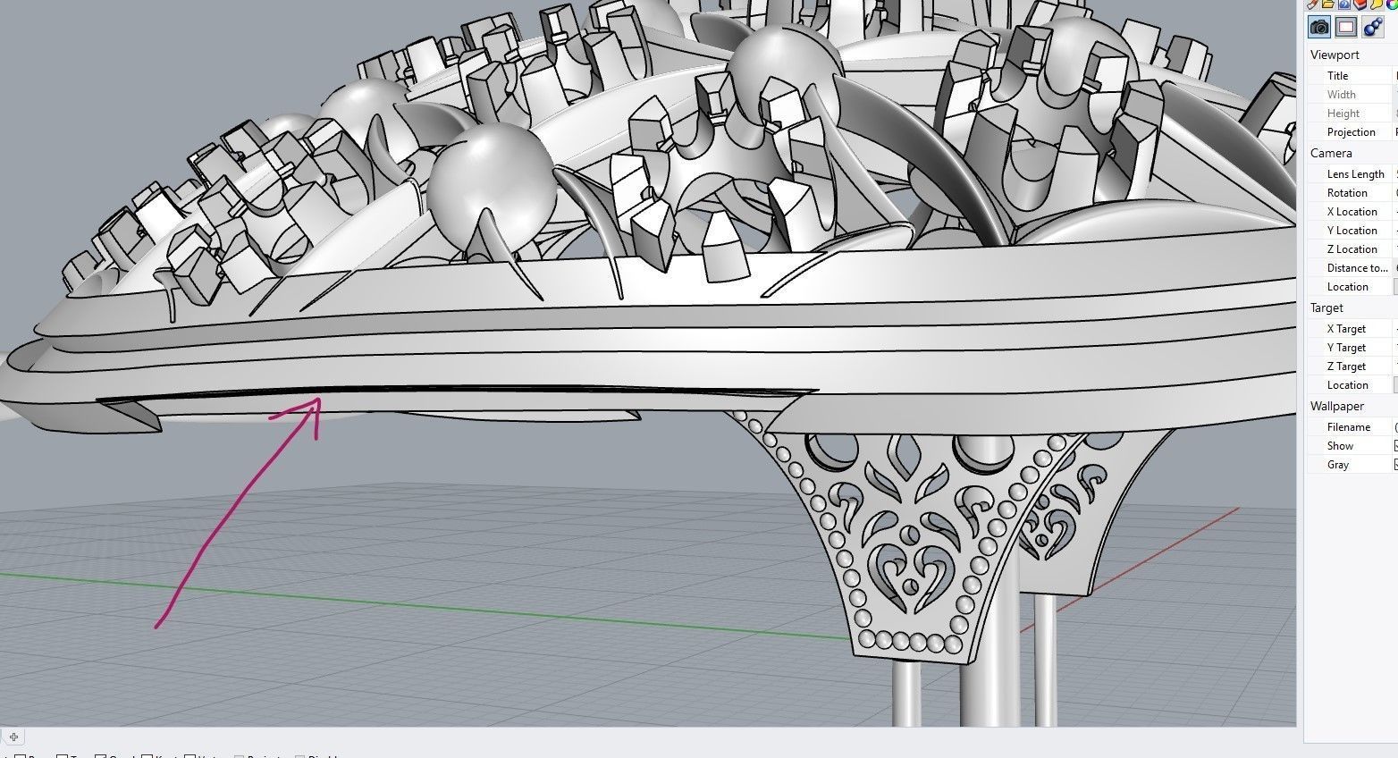 Unique Ring made with the Rhinoceros with a love for women 3D print model_26