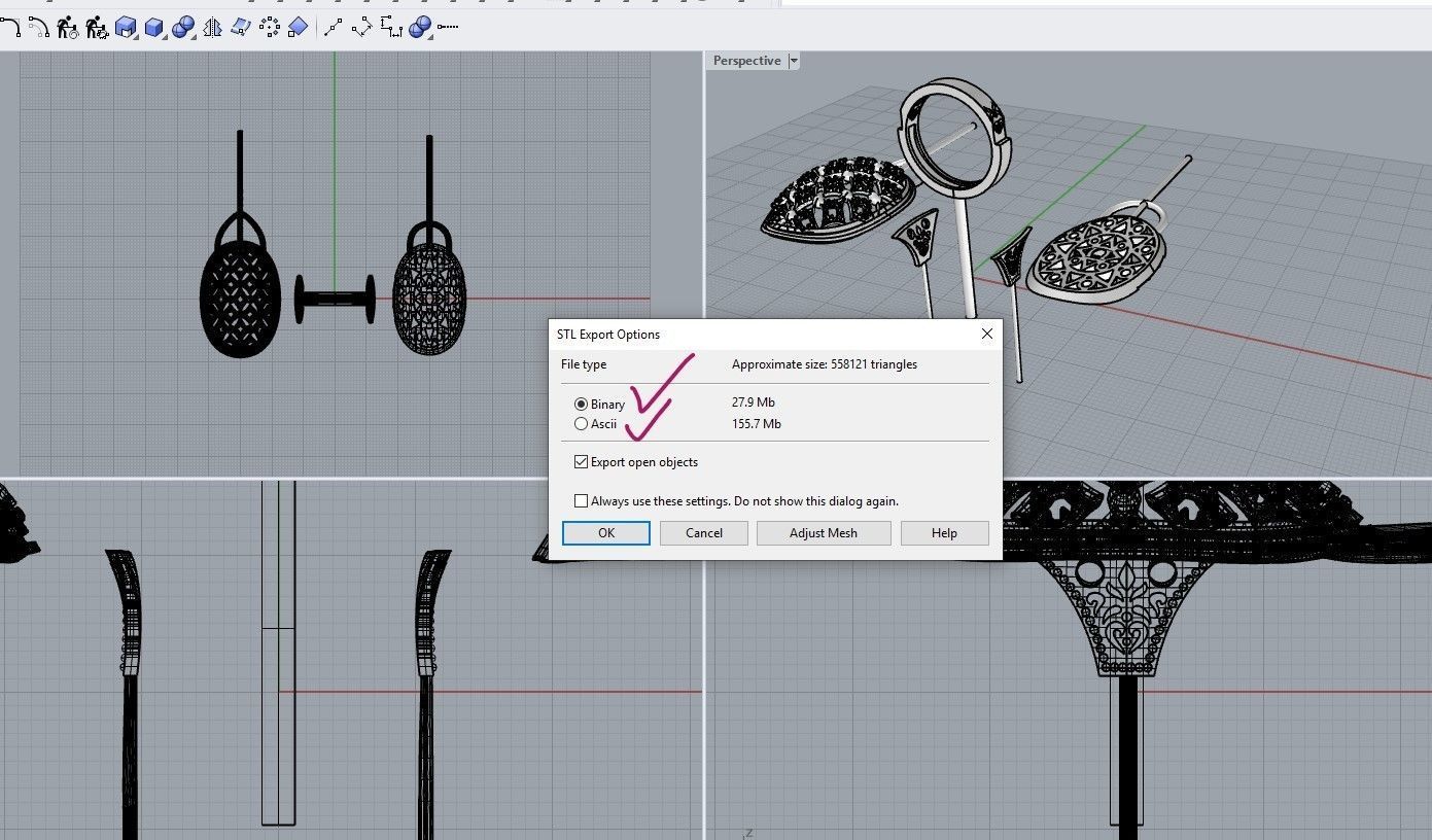 Unique Ring made with the Rhinoceros with a love for women 3D print model_20