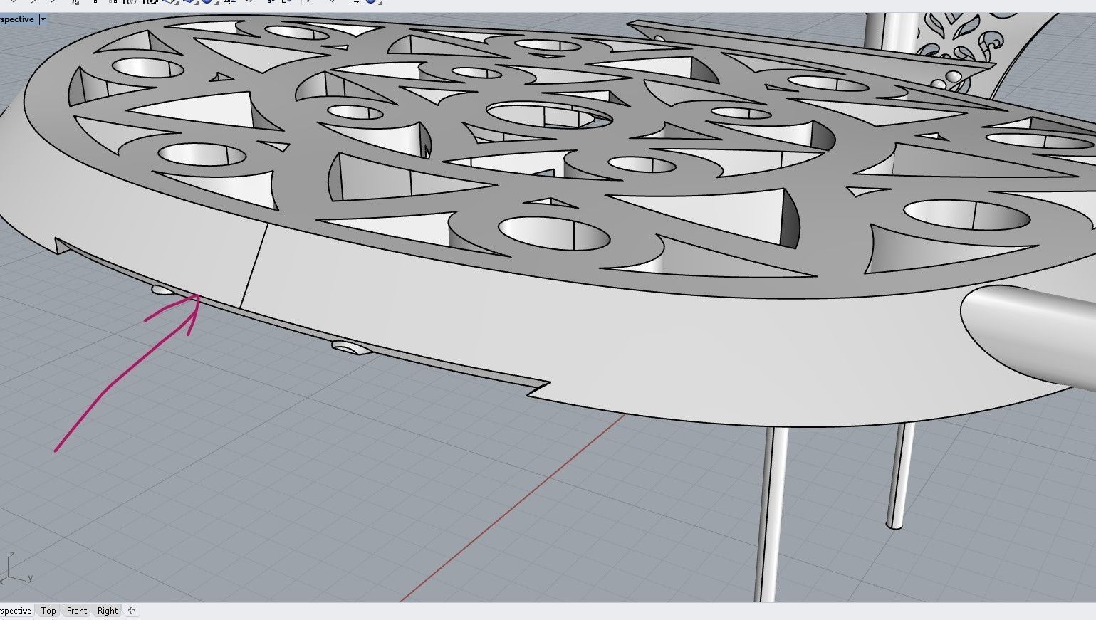 Unique Ring made with the Rhinoceros with a love for women 3D print model_32