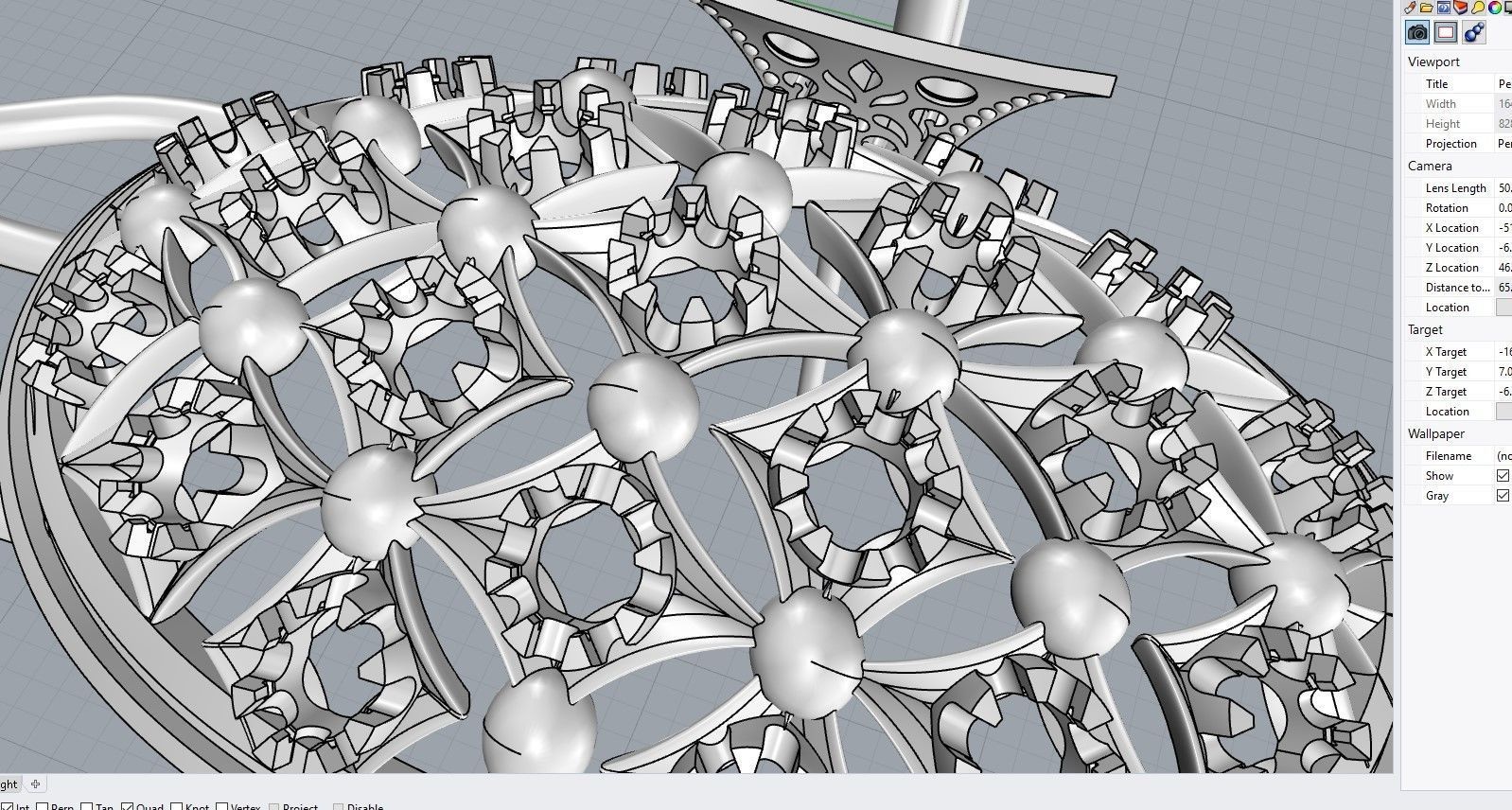 Unique Ring made with the Rhinoceros with a love for women 3D print model_30