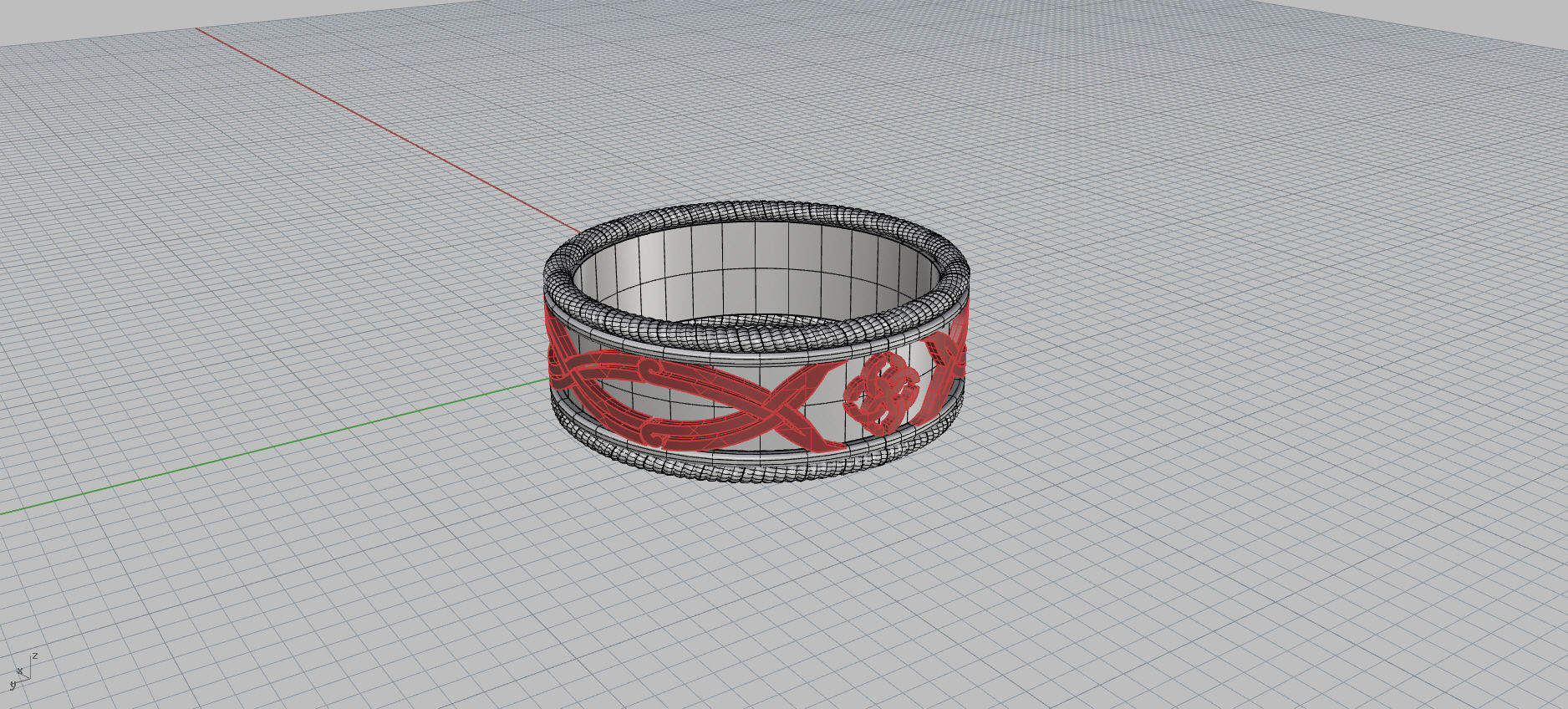 Wedding Rings 3D print model_10