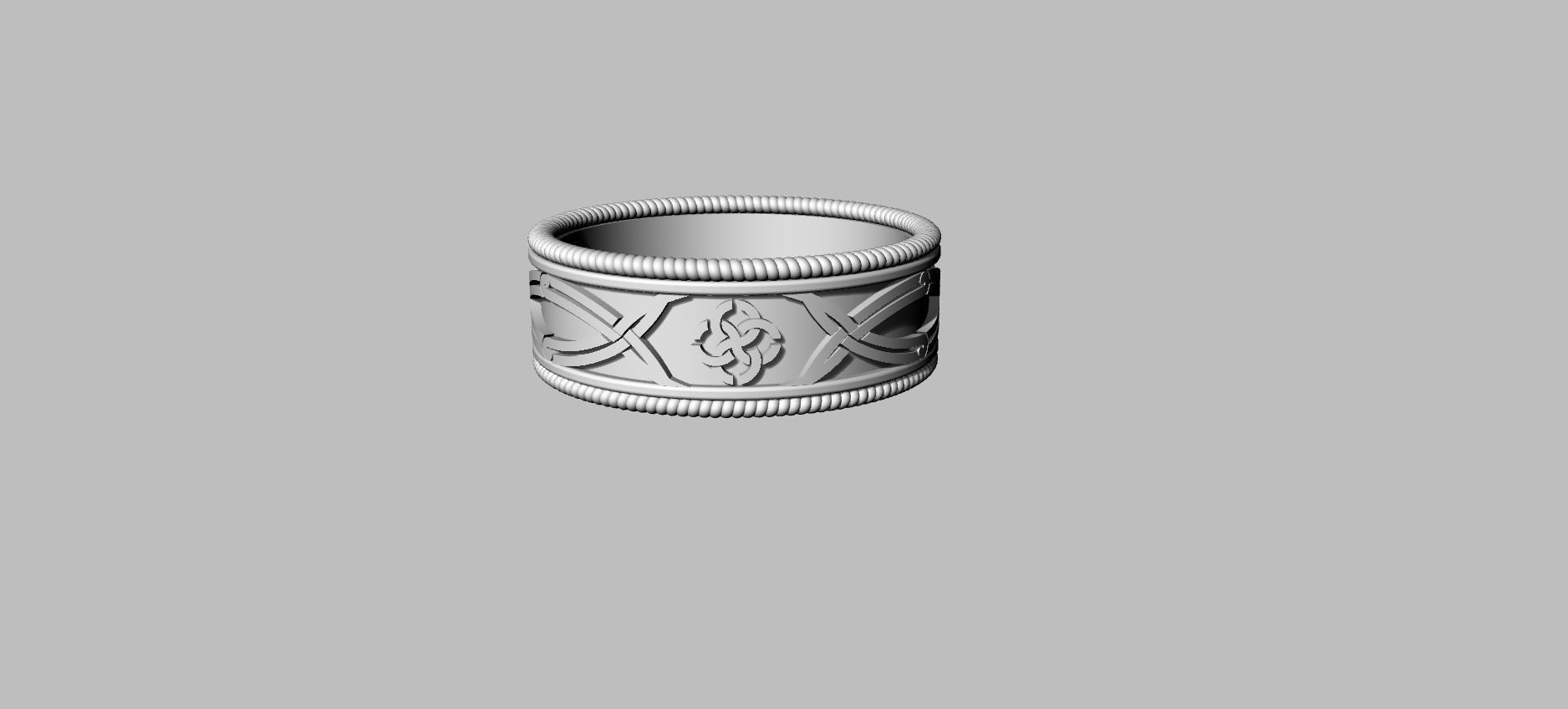 Wedding Rings 3D print model_12