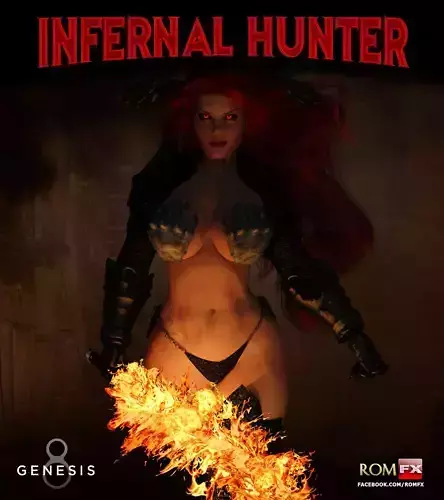 Infernal Hunter For G8F 3D model