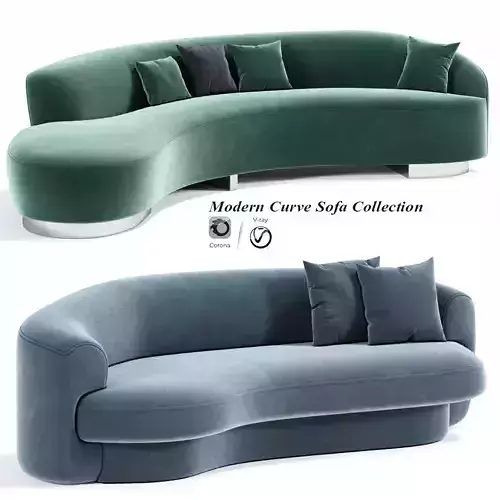 Freeform Curve Vladimir And yumi canape Sofa