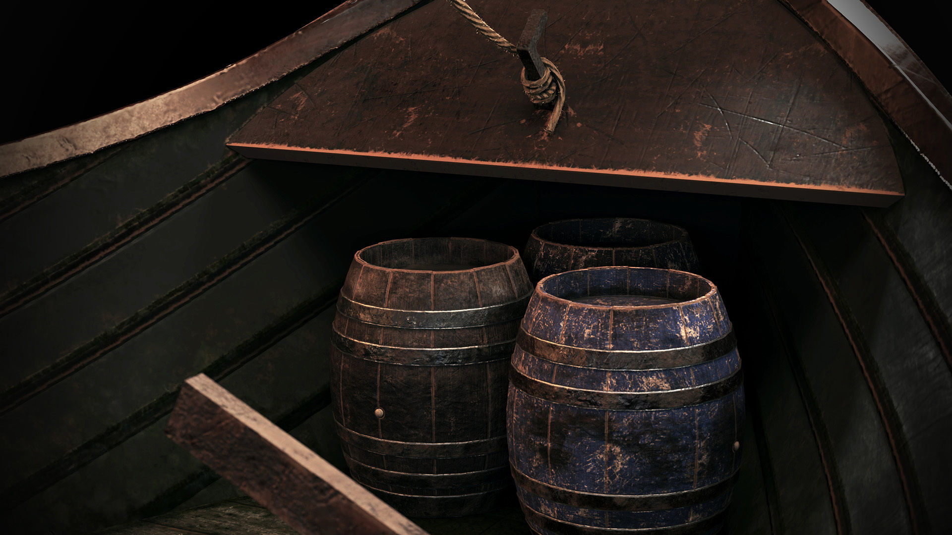 Viking boat - viking ship- longship 3D model_10