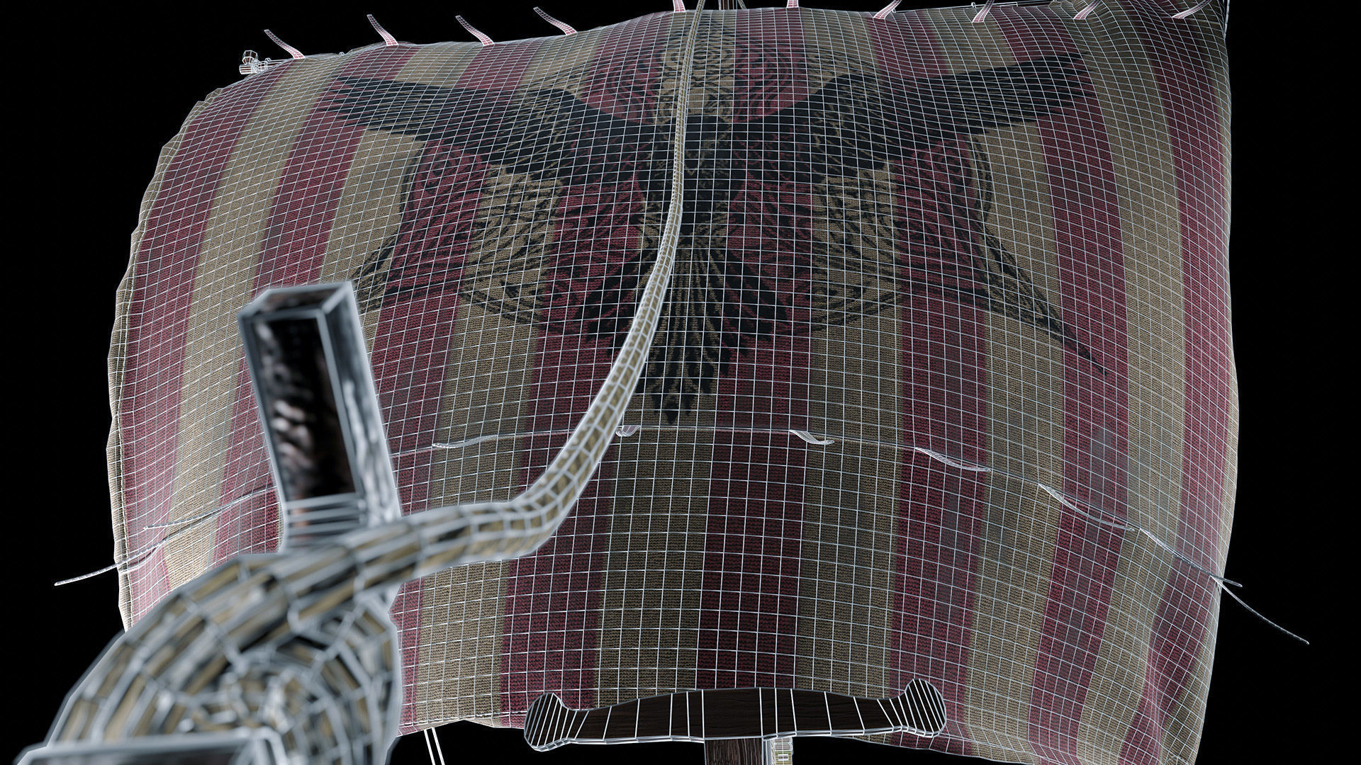 Viking boat - viking ship- longship 3D model_18