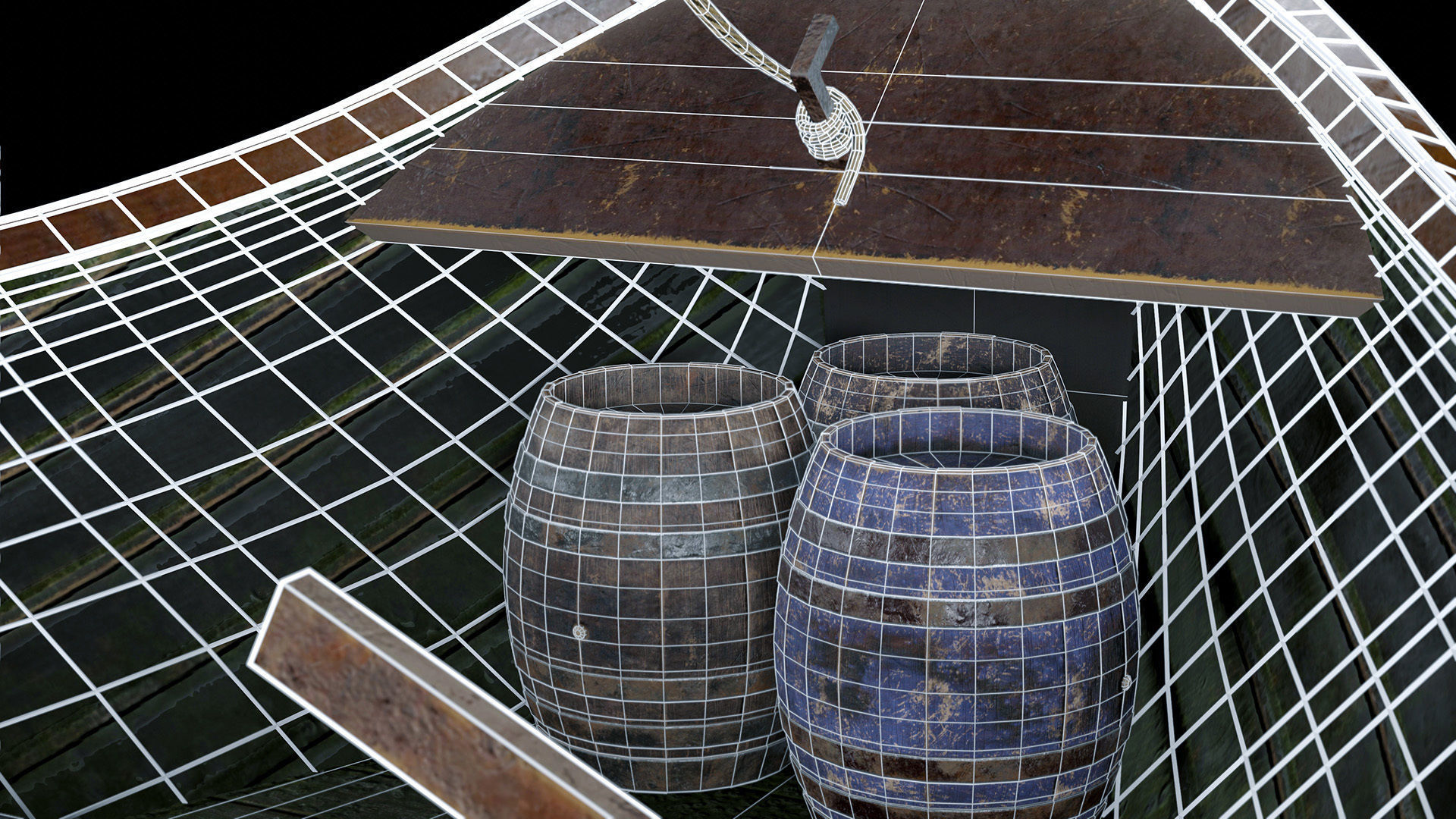 Viking boat - viking ship- longship 3D model_12