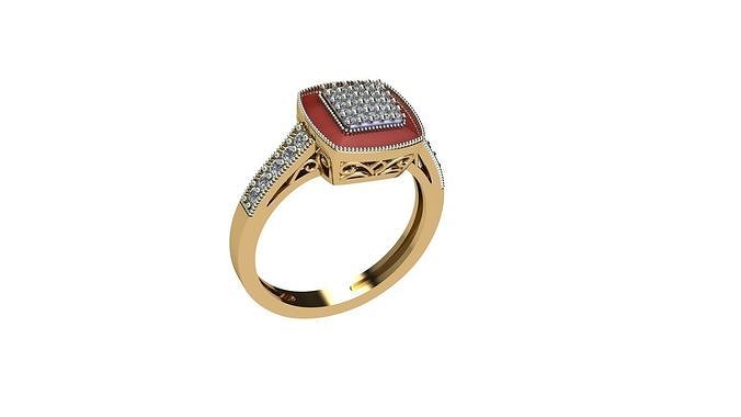 emaille ring r1 3D print model