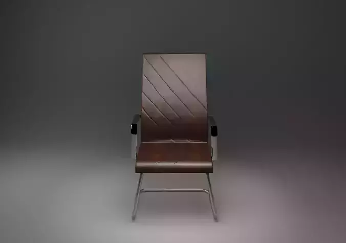 Office Chair work small  Low-poly 3D model