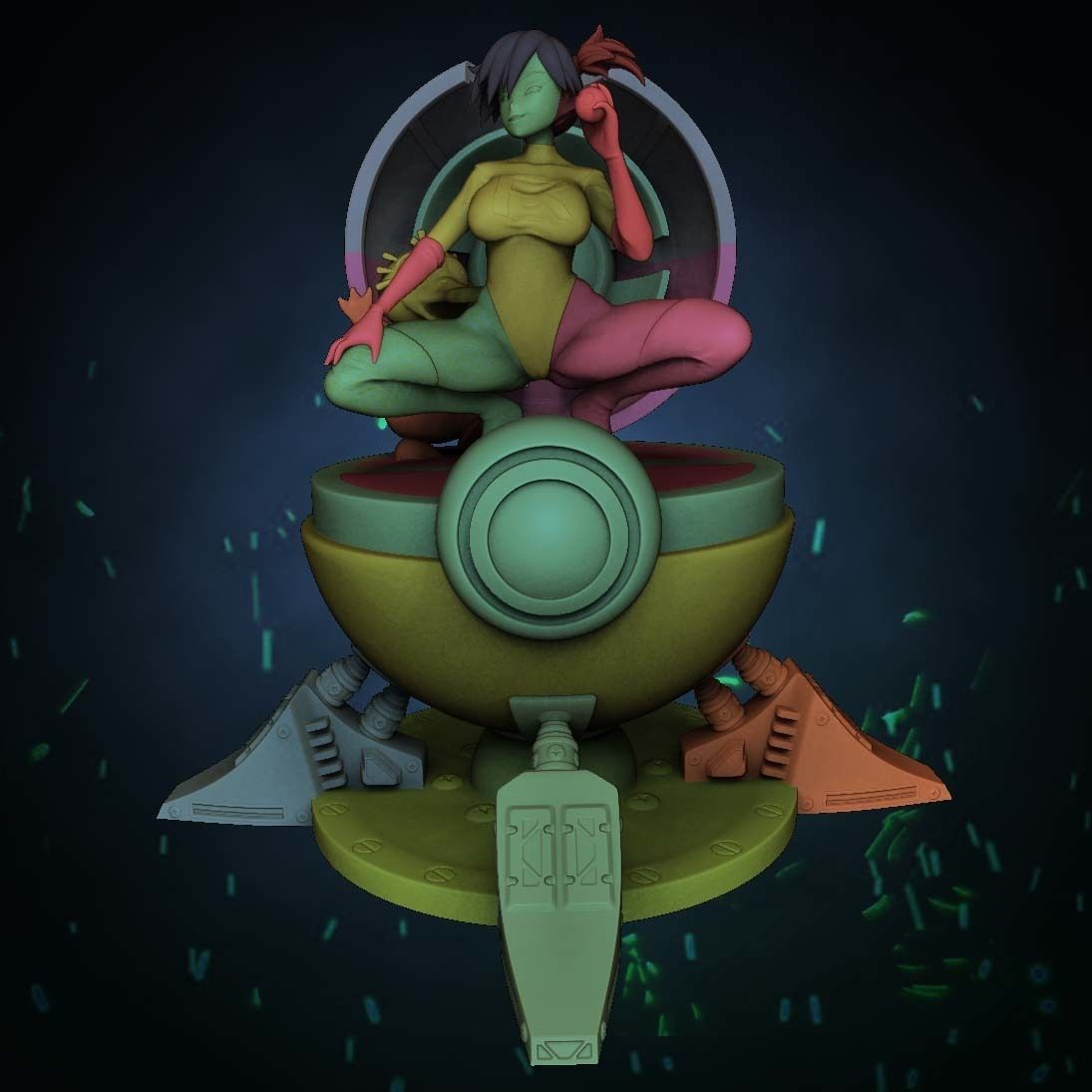 Misty - Team Rocket Version 3D print model_11