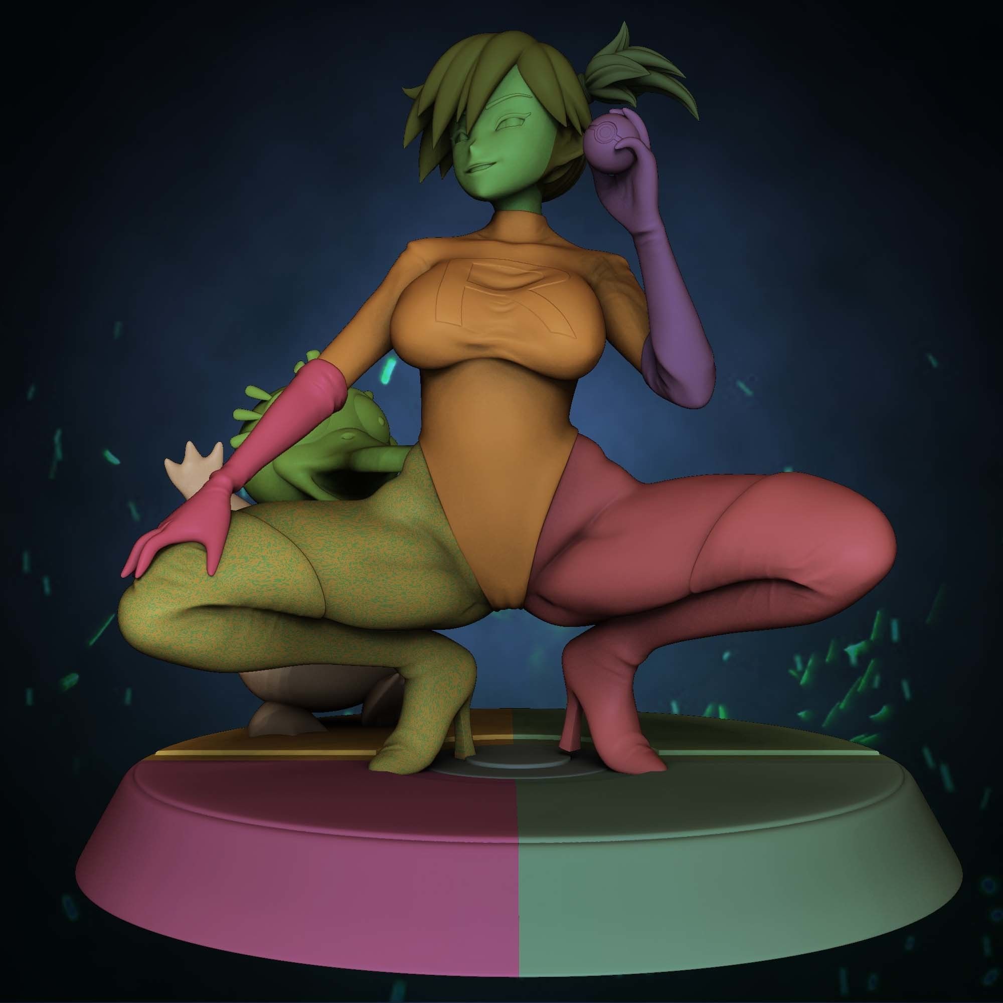 Misty - Team Rocket Version 3D print model_7