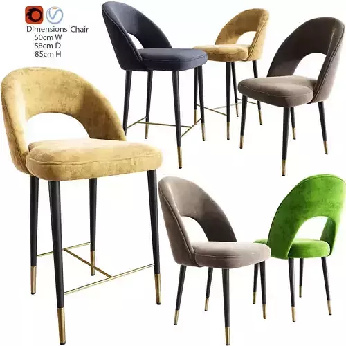 Modern Bar Chair And Dining Chair