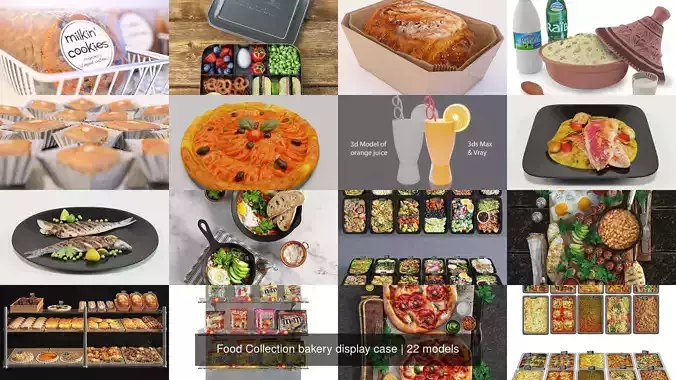 Food Collection bakery display case