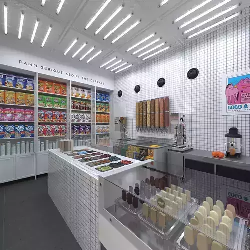Food Collection bakery display case 