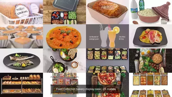 Food Collection bakery display case