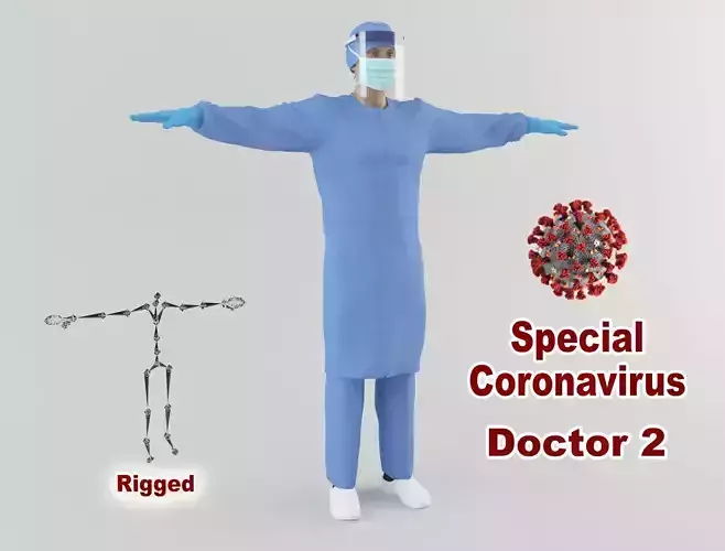 Doctor 2 Coronavirus 3D model