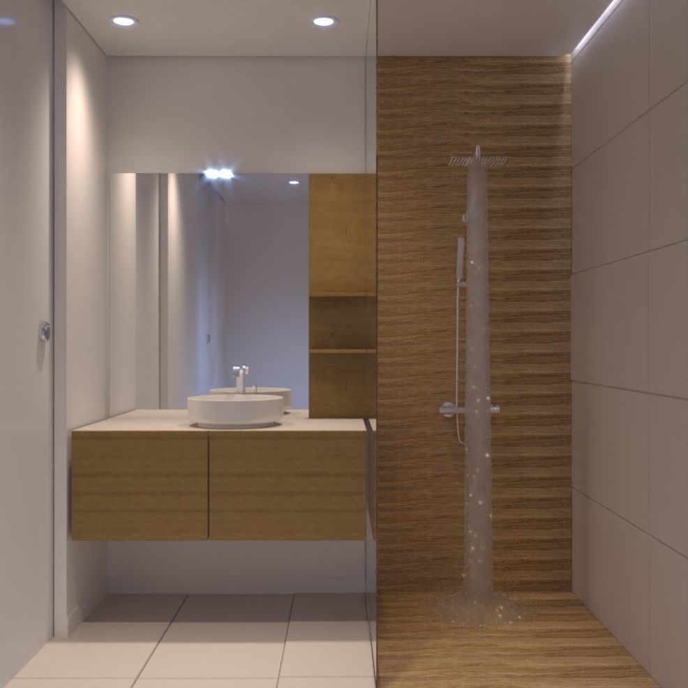 Modern Big House 3D model_11