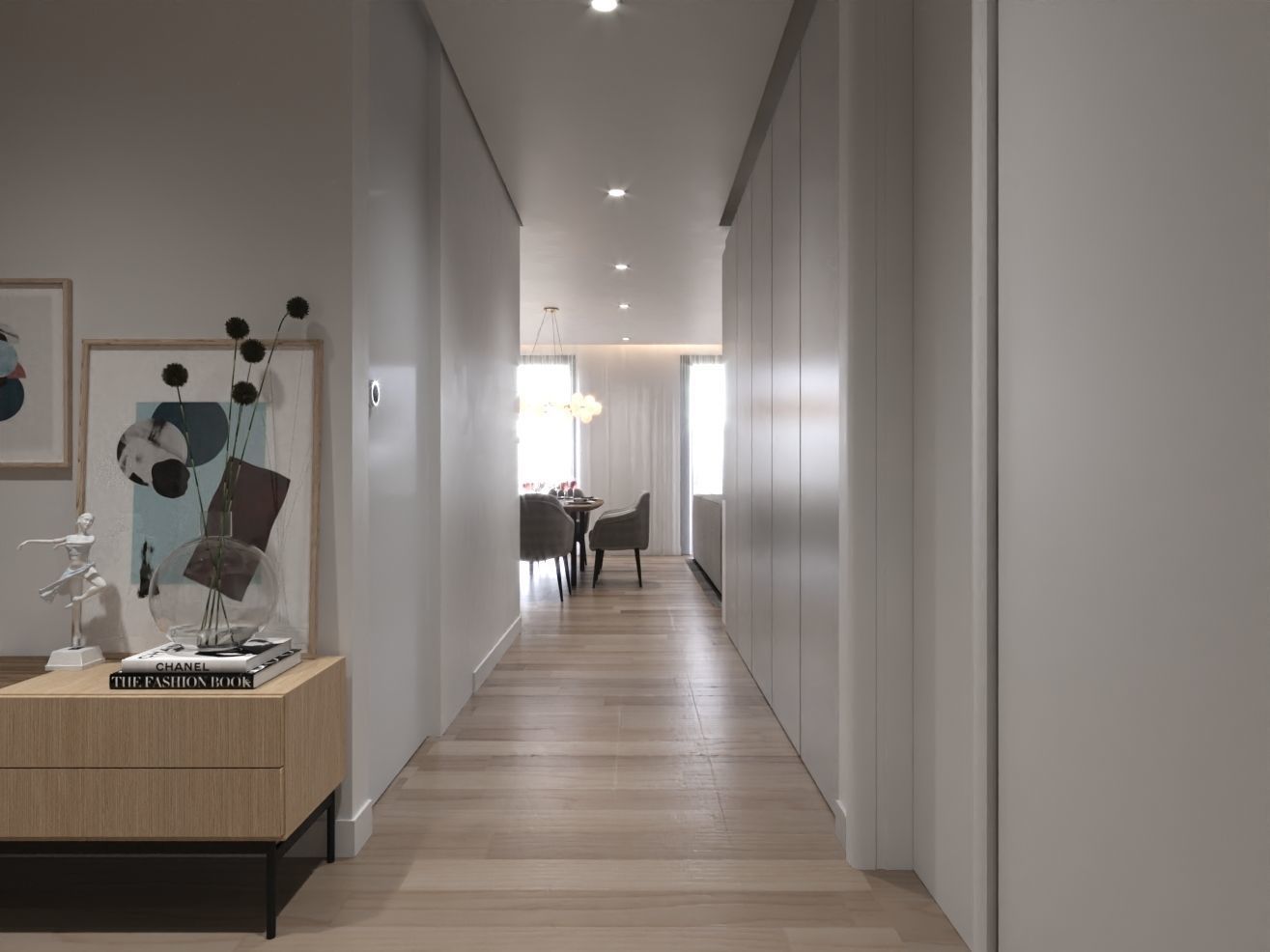 Modern Big House 3D model_4