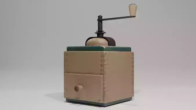 realistic Coffee mill