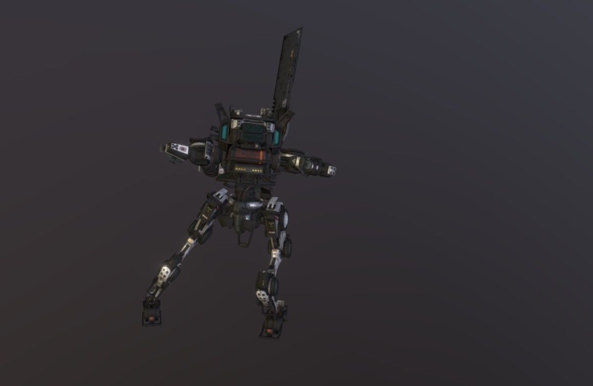Titanfall 2 Ronin Free 3D model_2