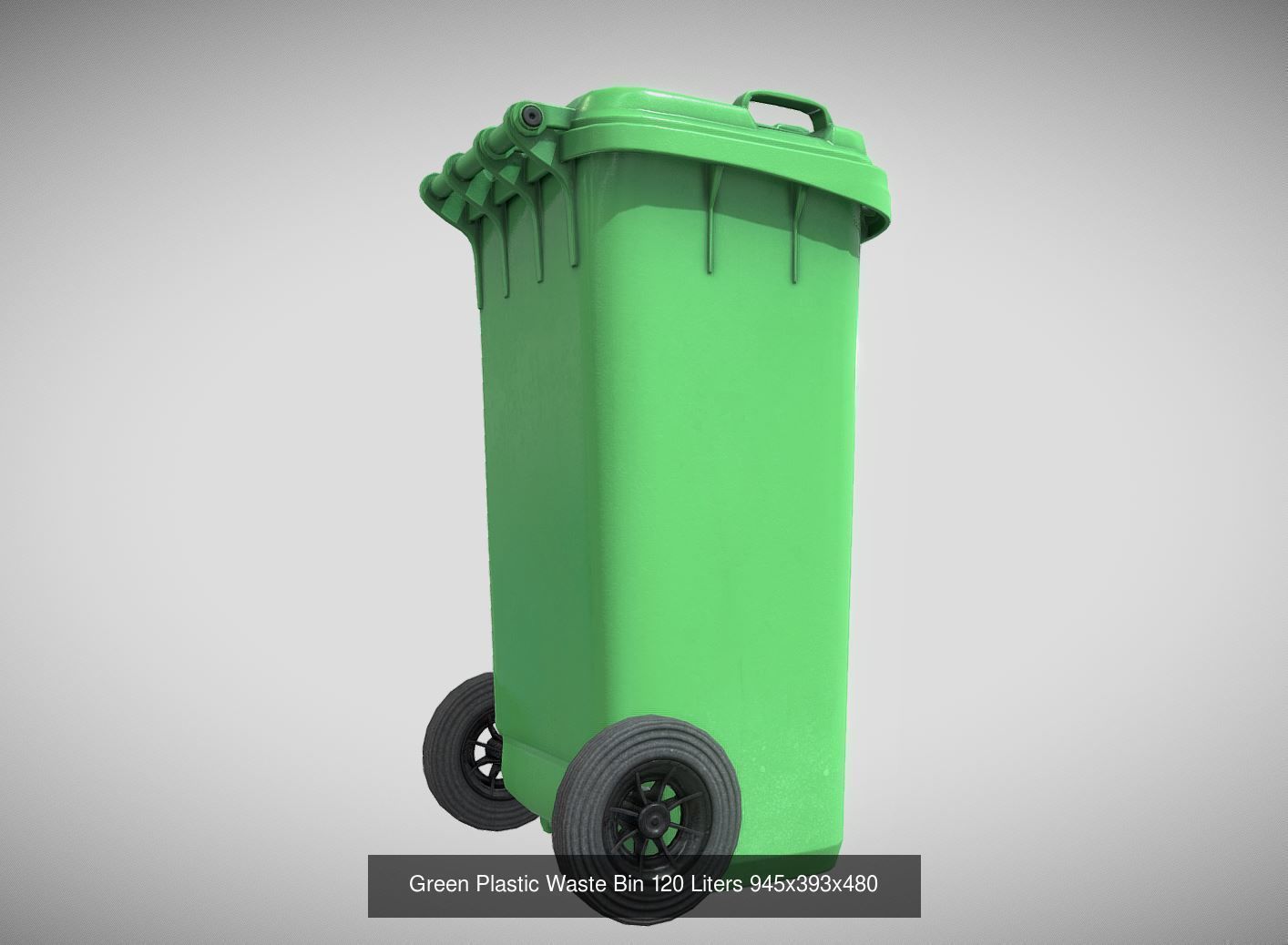 Plastic Waste Bin 3D Model Collection_22