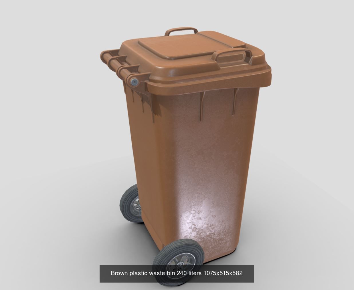 Plastic Waste Bin 3D Model Collection_27