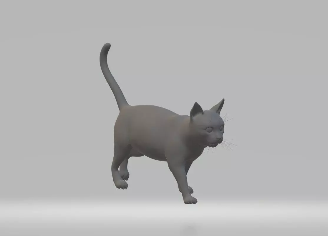 Cat  Katze Free 3D print model_0