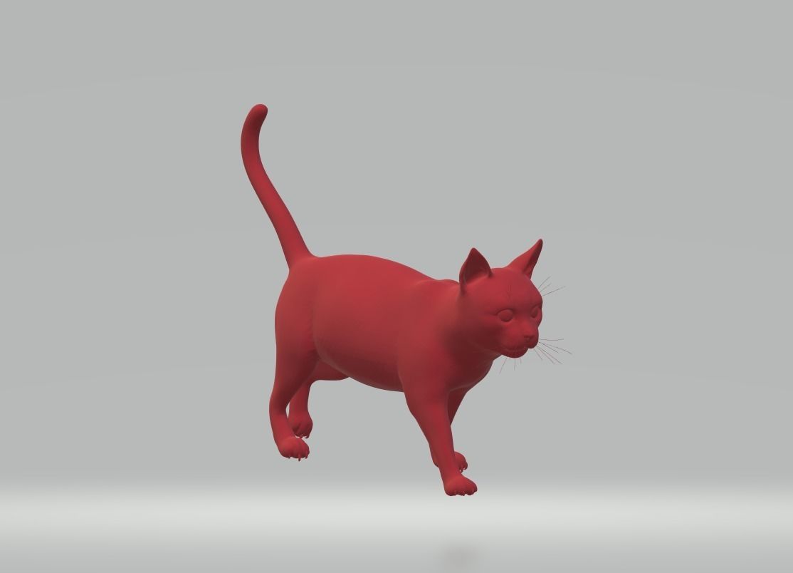 Cat  Katze Free 3D print model_1