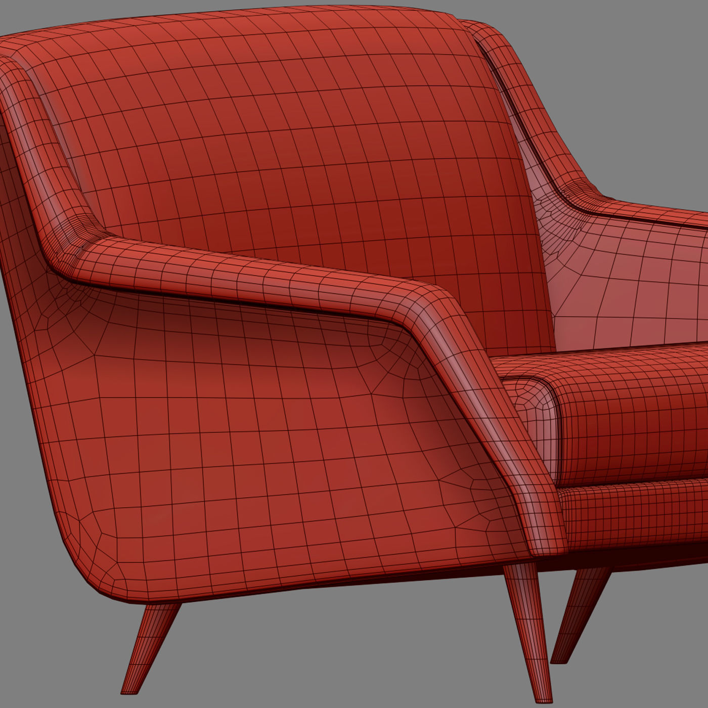 Sofa Gubi CDC2 3D model_4
