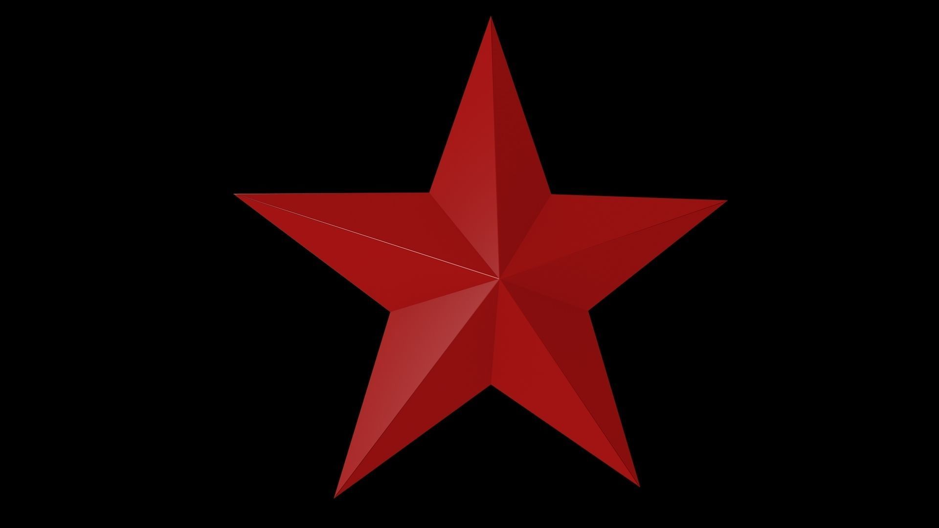 Origami Stars 3D Model Collection_2