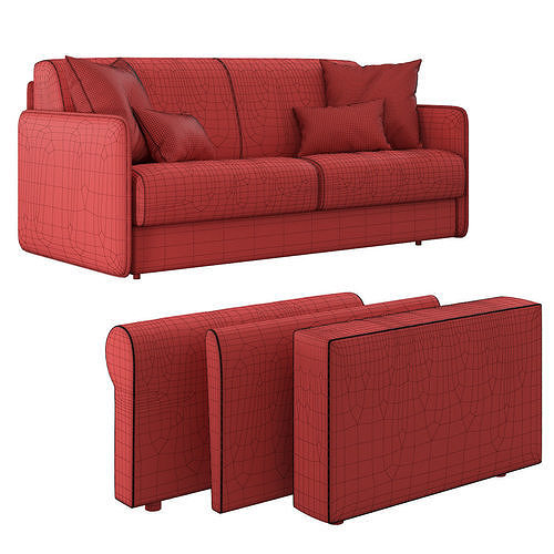 Madeira Lecomfort Sofa 3D model 6