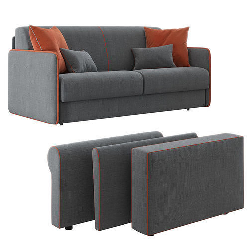 Madeira Lecomfort Sofa 3D model 3