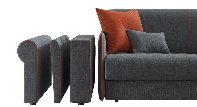 Madeira Lecomfort Sofa 3D model 4