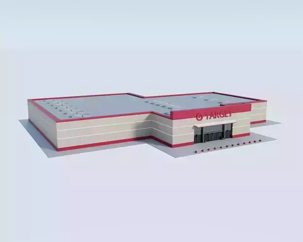 Target Store Low-poly 3D model