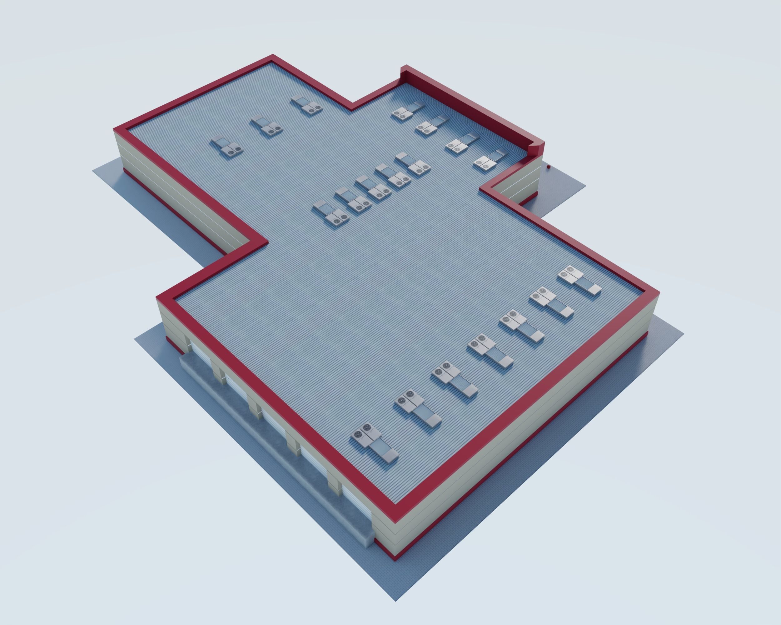 Target Store Low-poly 3D model_2