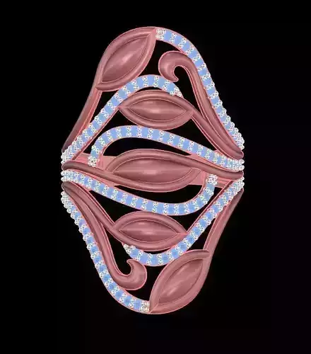 Diamond Ring 3D Print Model 