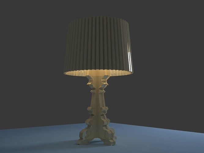 Lampara Bourgie de Kartell Lamp 3D model