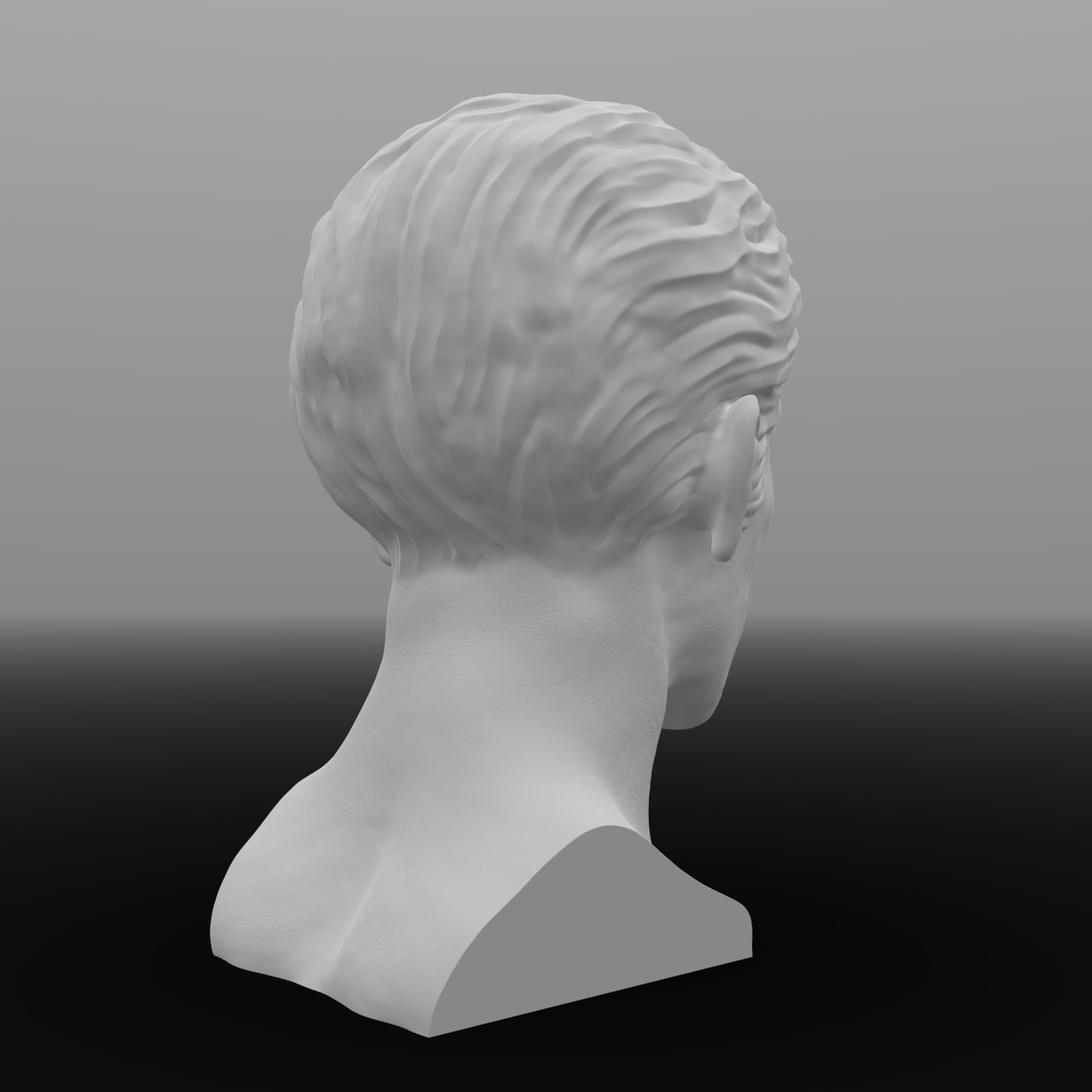 Willem Dafoe Bust Sculpture Ready to print 3D print model_14