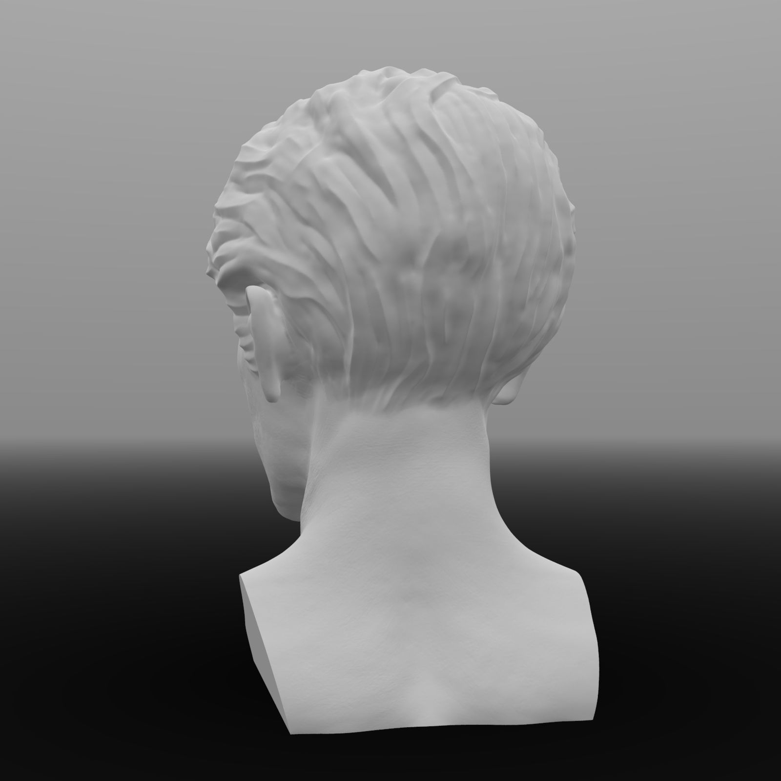 Willem Dafoe Bust Sculpture Ready to print 3D print model_12