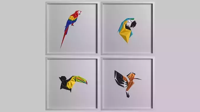 Paper ArtWork 04 3D model