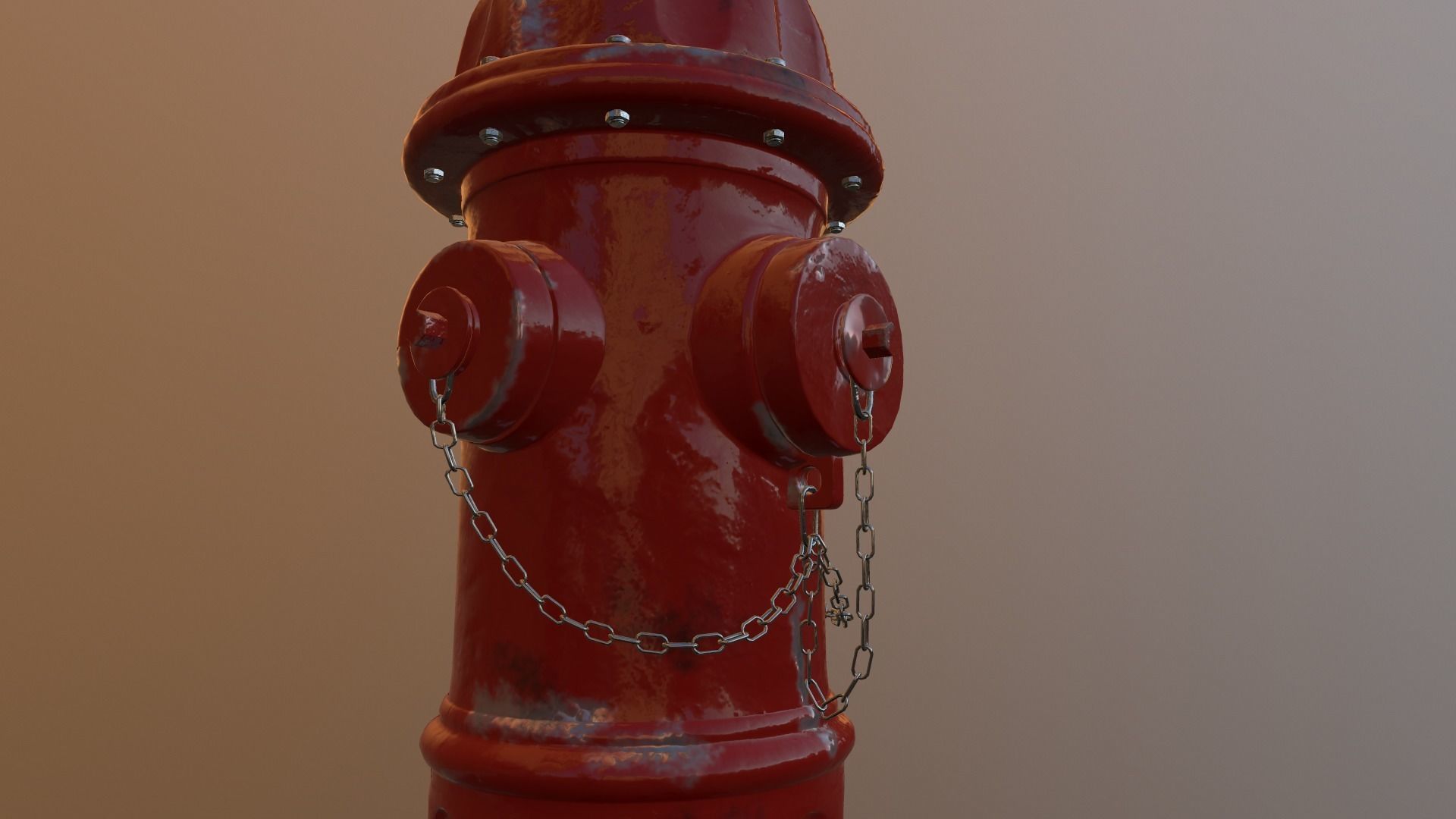 Realistic Fireplug 3D fire hydrant 3D model_2