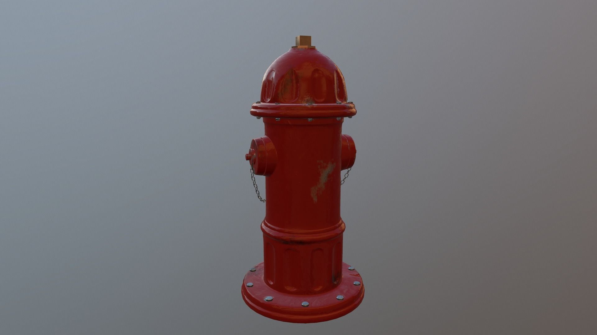 Realistic Fireplug 3D fire hydrant 3D model_5