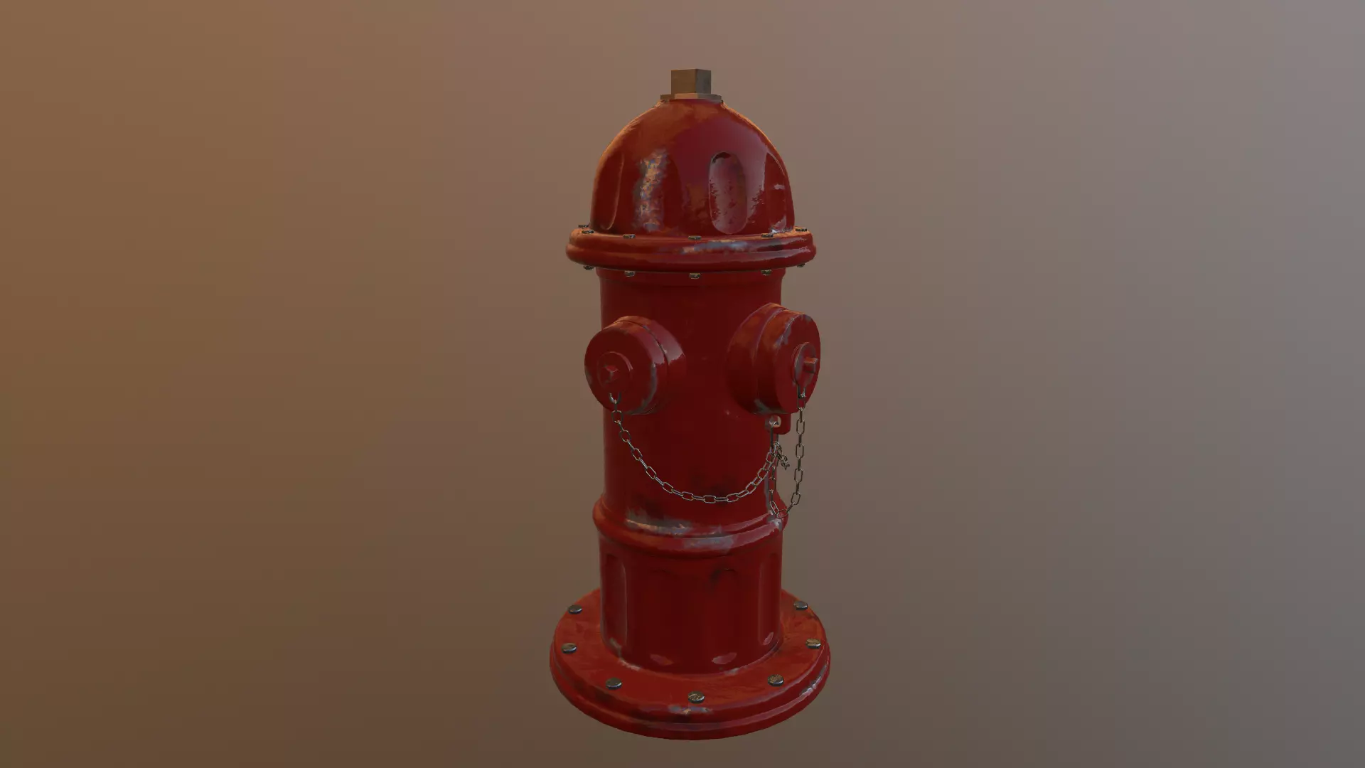 Realistic Fireplug 3D fire hydrant 3D model_0