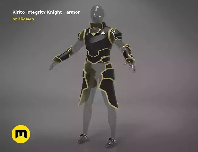 Kirito armor - Integrity Knight 3D print model