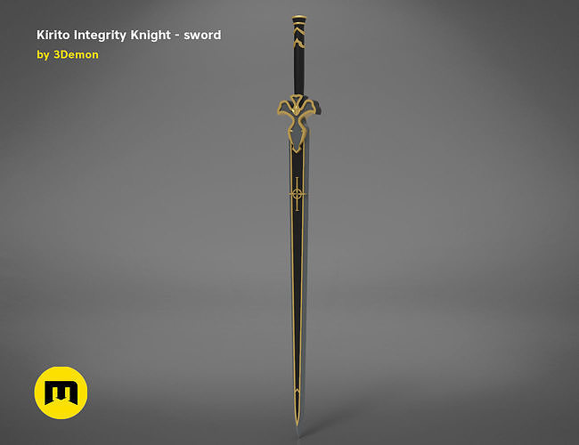 Kirito sword - Integrity Knight 3D print model