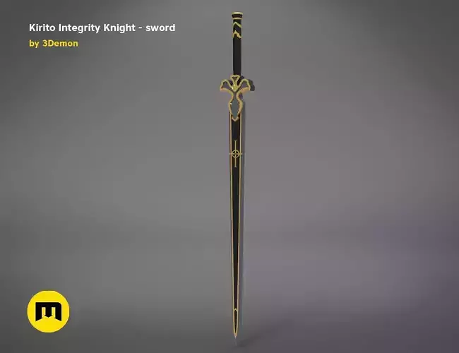 Kirito sword - Integrity Knight 3D print model