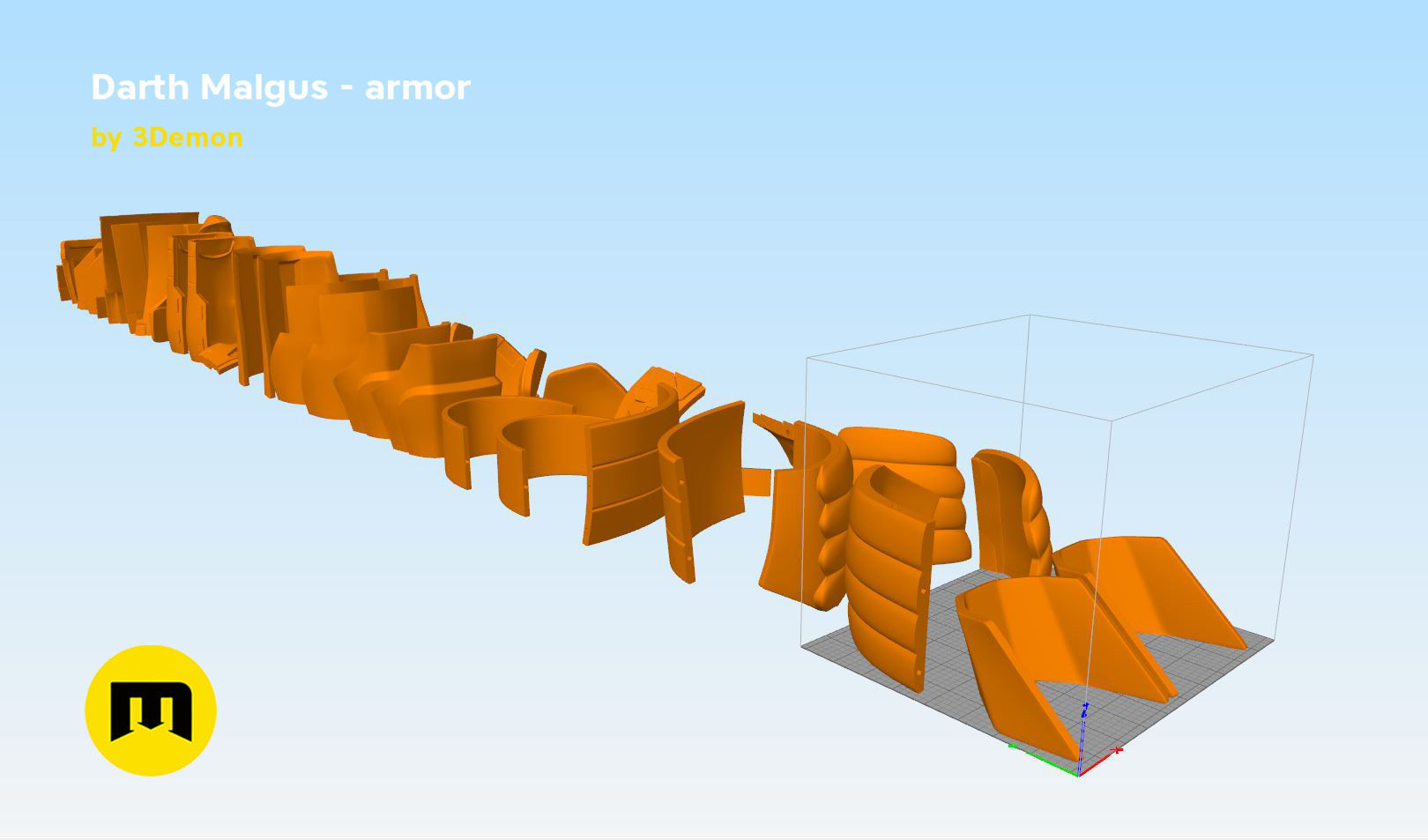 Darth Malgus armor - Star Wars 3D print model_10