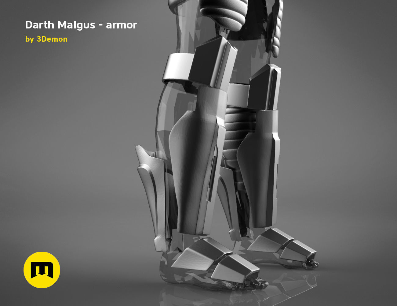 Darth Malgus armor - Star Wars 3D print model_7