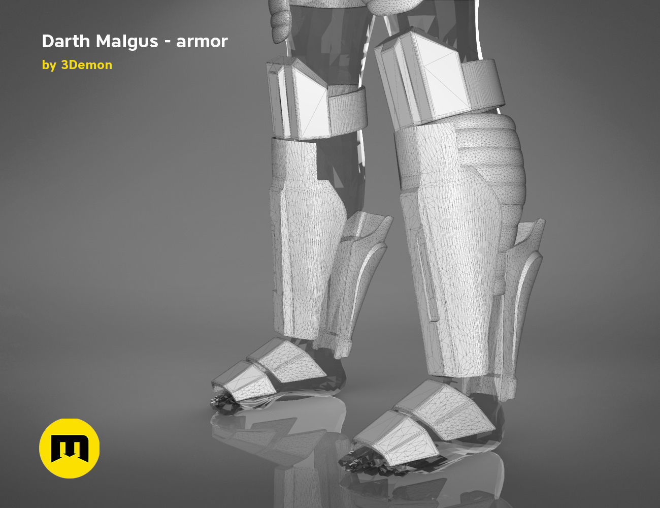 Darth Malgus armor - Star Wars 3D print model_23