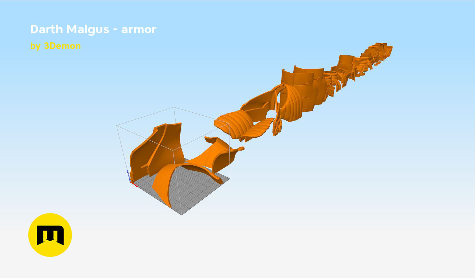 Darth Malgus armor - Star Wars 3D print model_13